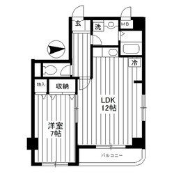 ルミエール葛西の物件間取画像